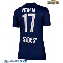 Maglie da calcio Paris Saint-Germain Vitinha #17 Prima Maglia Femminile 2025-26 Manica Corta